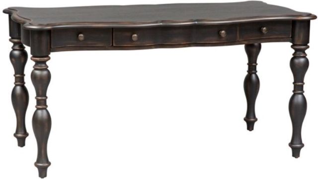 Liberty Furniture Chesapeake Wire Brushed Antique Black Writing Desk-0