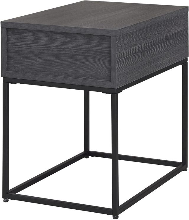 Signature Design by Ashley® Yarlow Black Rectangular End Table-2