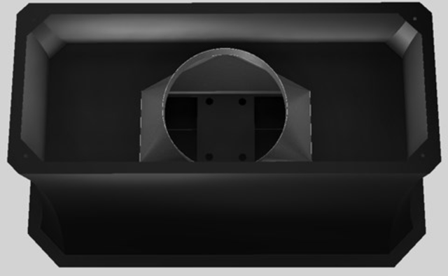 Vent-A-Hood® Designer Series 48" Black Island Range Hood-2