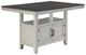Steve Silver Co. Hyland 6-Piece Charcoal/Stone Gray Counter Dining Set-2