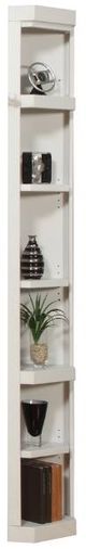 Parker House® Boca 5-Piece Cottage White L-Shaped Corner Bookcase Wall Set-3