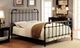 Furniture of America® Riana Antique Black Queen Metal Bed-0