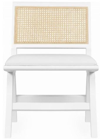 Meridian Furniture Abby White Side Chair-1