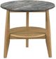 Coaster® Bradley Gray End Table with Natural Base-3