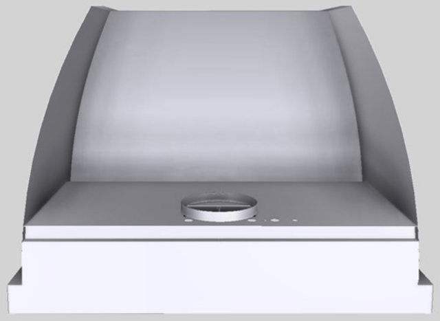 Vent-A-Hood® Designer Series 42" White Wall Mounted Range Hood-2