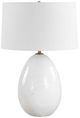 Uttermost® Avery White Crackled Glaze Table Lamp-0