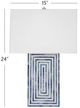 Bassett Mirror Moray Blue/White Table Lamp-2