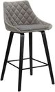 Armen Living Dani Black/Gray Counter Stool-0
