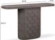 TOV Furniture Suraya Dark Umber 55" Concrete Indoor/Outdoor Console Table-2