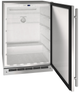 U-Line® 24" Stainless Solid Outdoor Refrigerator-1