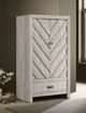 Crown Mark Valor White Armoire-1