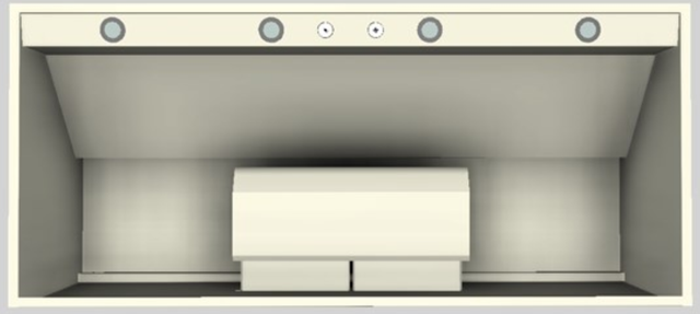 Vent-A-Hood® 54" Biscuit Wall Mounted Range Hood-3