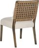 Hooker® Furniture Sundance Cliffside/Zuri Cream Woven Back Dining Side Chair-2