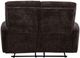 Coaster® Navarro Dark Brown Chenille Upholstered Manual Recining Loveseat-3