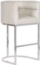 Vanguard® Furniture Vanguard Index Porcelain/Polished Nickel Bar Stool-0