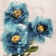 Stylecraft Blue Bloom l Wall Art-1
