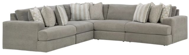 Signature Design by Ashley® Avaliyah 5-Piece Ash Curved Sectional-0