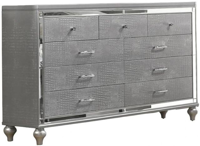 New Classic Home Furnishings Valentino Silver Dresser | Best Deals Mattress & Furniture | Orem, UT New Classic Home Furnishings Valentino Silver Dresser | Best Deals Mattress & Furniture | Orem, UT