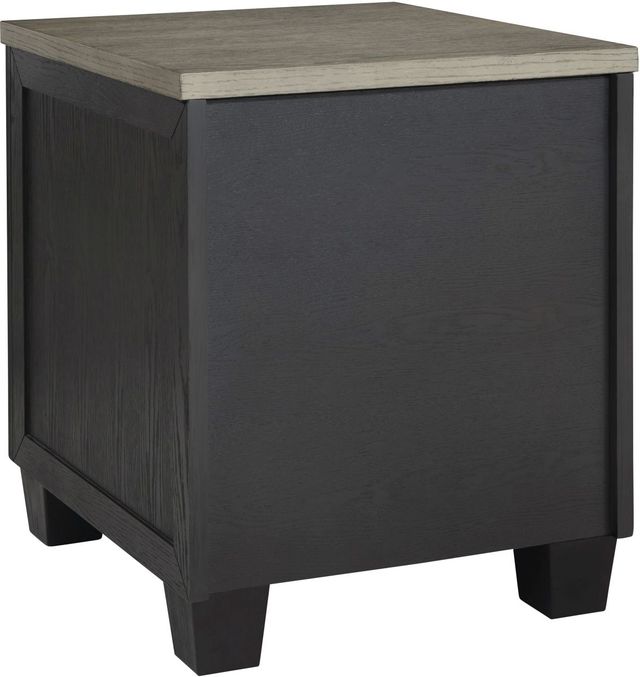 Signature Design by Ashley® Foyland Brown Lift-Top End Table with Black Base -4