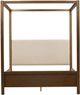 Dovetail Furniture Emmalyn Dark Brown King Canopy Bed-2
