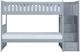 Mazin Furniture Orion Gray Twin/Twin Youth Step Bunk Bed-0