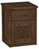 Crate Designs™ Furniture Brindle 30" Tall Nightstand with Lacquer Finish Top Only-0