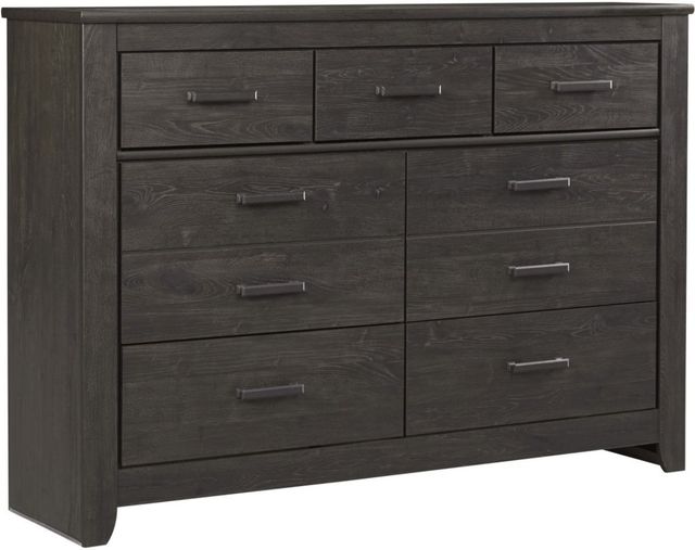 Signature Design by Ashley® Brinxton 5-Piece Charcoal Full Panel Bed Set-2