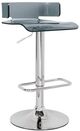 ACME Furniture Rania Chrome/Gray Adjustable Swivel Stool -0