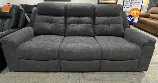 Manual Reclining Sofa - OVERSTOCK-0