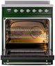 Ilve® Nostalgie II Series 30" Emerald Green Pro Style Induction Range-2