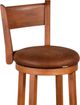 Sunny Designs™ Sedona Rustic Oak 30" Fullback Swivel Bar Stool-4