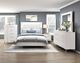 Homelegance® Ripple High Gloss White Nightstand-1