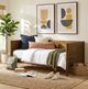 Elements International Malibu Walnut Youth Twin Daybed-1