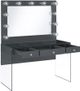 Coaster® Afshan Grey High Gloss Vanity Desk-1