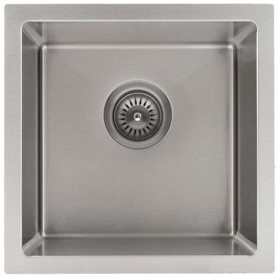 ZLINE Boreal 15" Satin Stainless Steel Undermount Single Bowl Bar Kitchen Sink-2