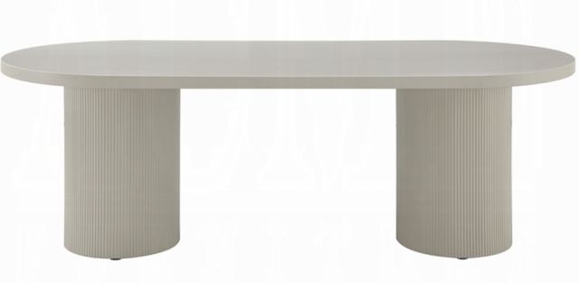 ACME Furniture Laela White Oval Dining Table-3