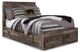 Benchcraft® Derekson 5-Piece Multi Gray Full Panel Bed Set-1