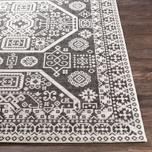 Surya Eagean Charcoal/Off-White 5'x8' Area Rug-1