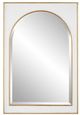 Uttermost® Crisanta Gloss White Arch Mirror-0