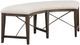 Magnussen Home® Westley Falls Baja Fog/Graphite Curved Bench-0