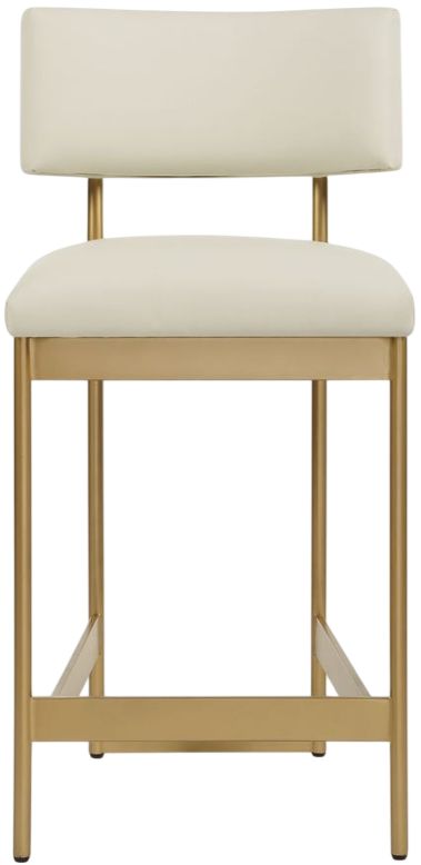 Uttermost® Apsley Gold/White Counter Stool-3