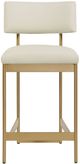 Uttermost® Apsley Gold/White Counter Stool-3