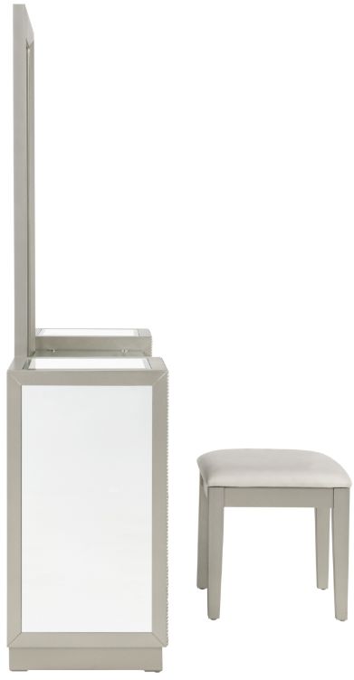 Coast2Coast Home™ Kiara 3-Piece Gold Foundry Mirrored Makeup Vanity Sets-2