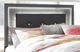 Signature Design by Ashley® Lodanna 3-Piece Gray Full Upholstered Panel Headboard Bed Set-1