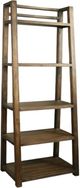 Riverside Furniture Perspectives Brushed Acacia Leaning Bookcase-0
