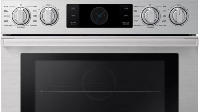 Dacor® Transitional 30" Silver Stainless Steel Built In Double Electric Wall Oven-3