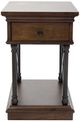 Liberty Furniture Tribeca Black/Cordovian Brown Chairside Table-2