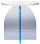 A & B Home Callie Blue/Clear Side Table-1