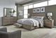 aspenhome® Trellis Desert Brown Queen Panel Storage Bed-3