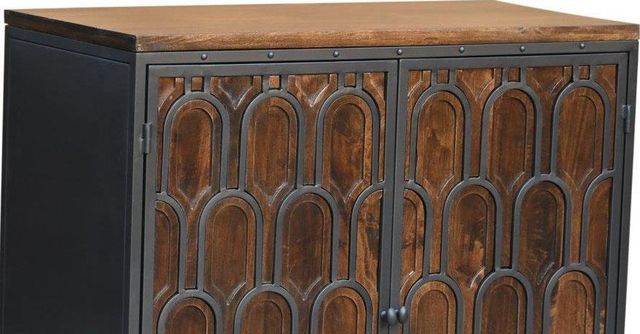 Jaipur Furniture Medrano Black/Brown Cabinet-1